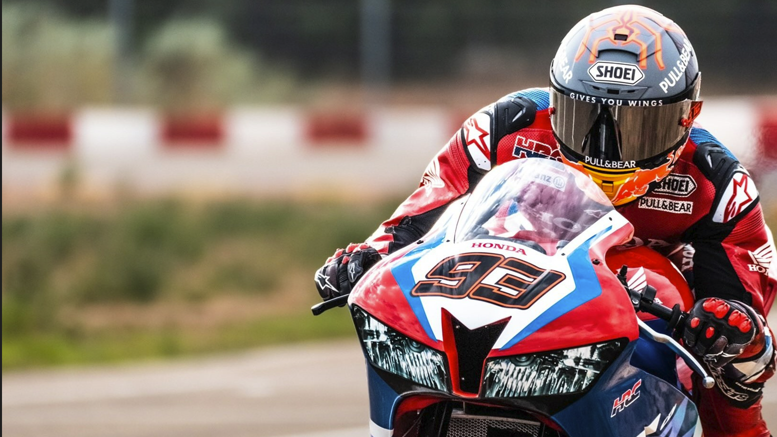 Marc Marquez cbr600 Aragon (pic: Honda)